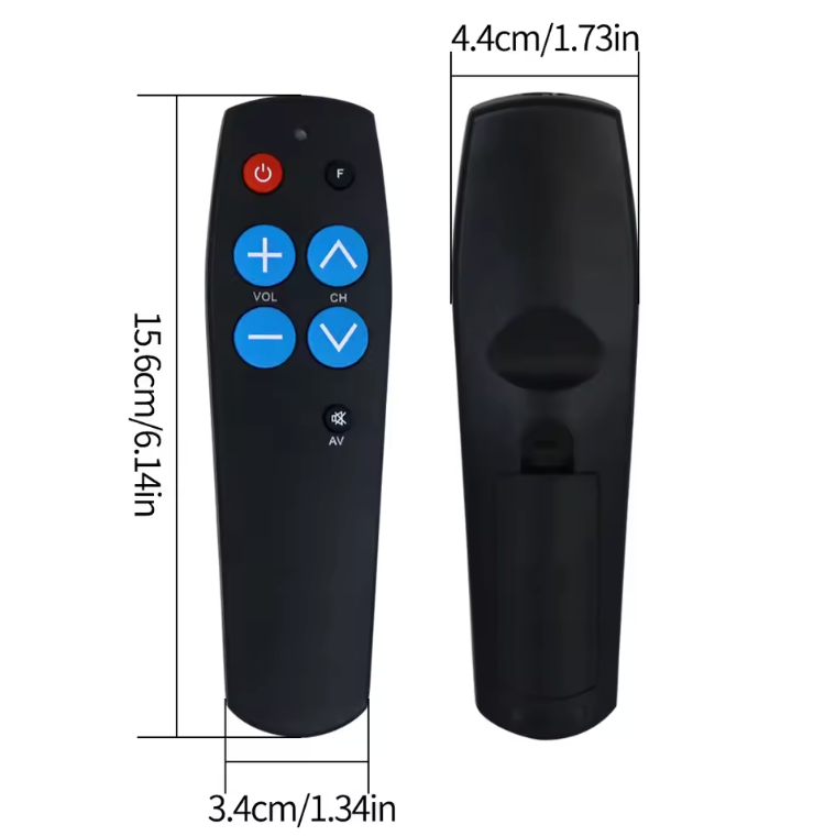 SimpleRemote™ – See Clearly. Press Confidently. Relax Fully.