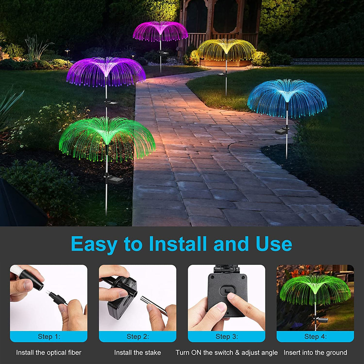 Skyline Solar Lawn Light 3-Pack - Sunny Skyline
